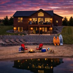 Beach Lake Oasis - Fall Escape | Private Beach + Fire Pit