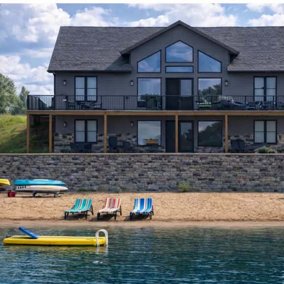 Beach House by Castle Rock Lake | Fall Lake Escape + Fire Pit - Image 1