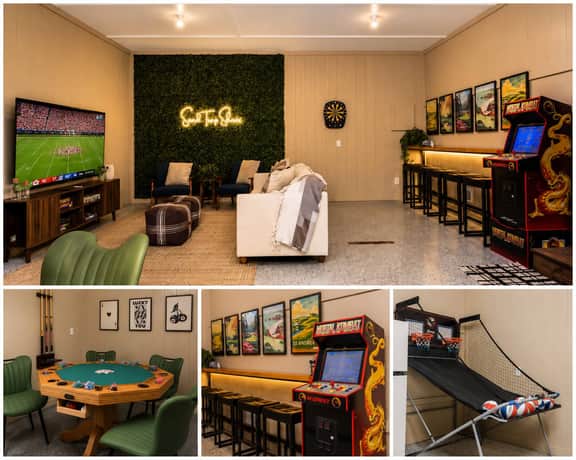Sleeps 40!  2 Homes• Hot Tubs • Pickleball • Lake Front • Private Beach