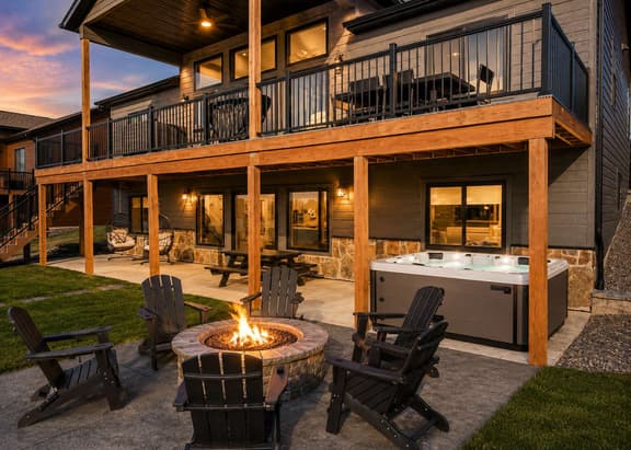 New! Sleeps 20 Luxurious Beachfront Retreat w/Hot Tub & Pickleball 